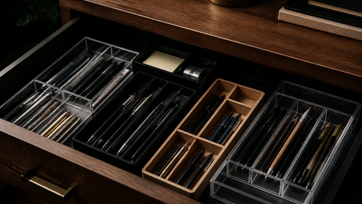 7 Best Desk Drawer Organizers for Pens