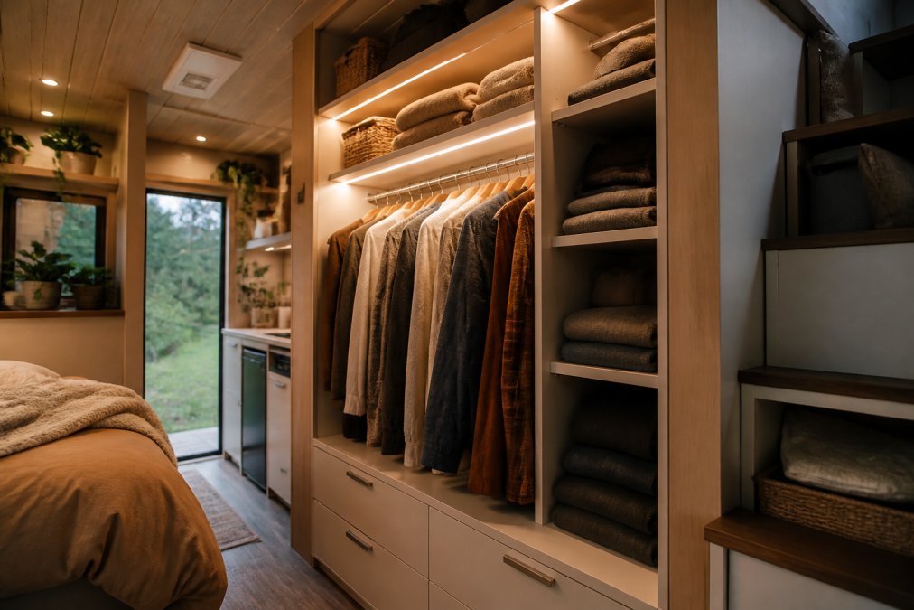 How to Maximize Closet Space in a Tiny House