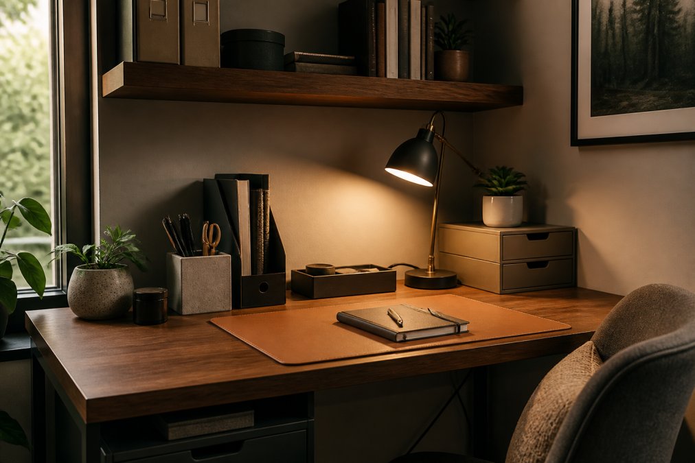 How to Organize a Small Home Office Desk