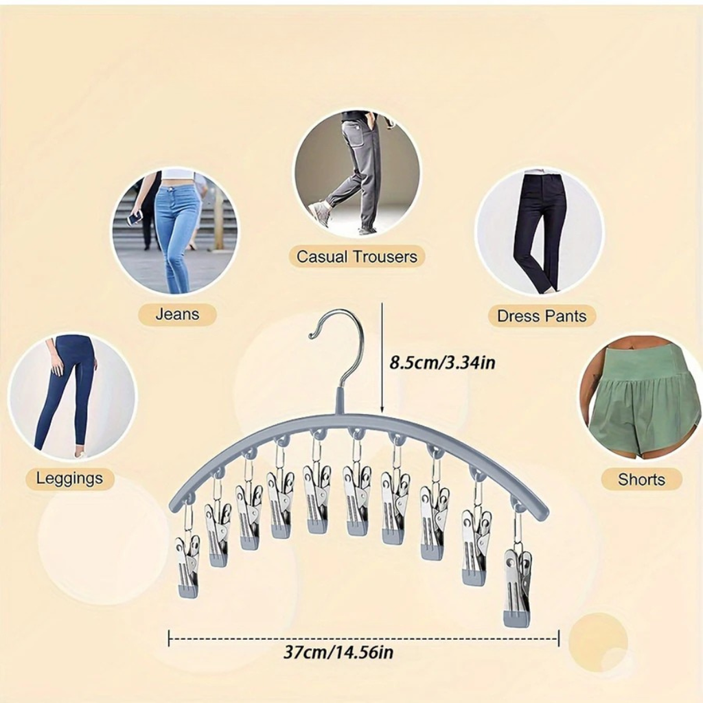 Space Saving Pant Hanger (Holds 40 Pairs)