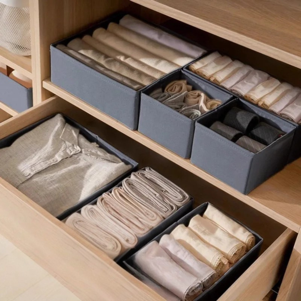 Fabric Drawer Organizers for Socks & Underwear