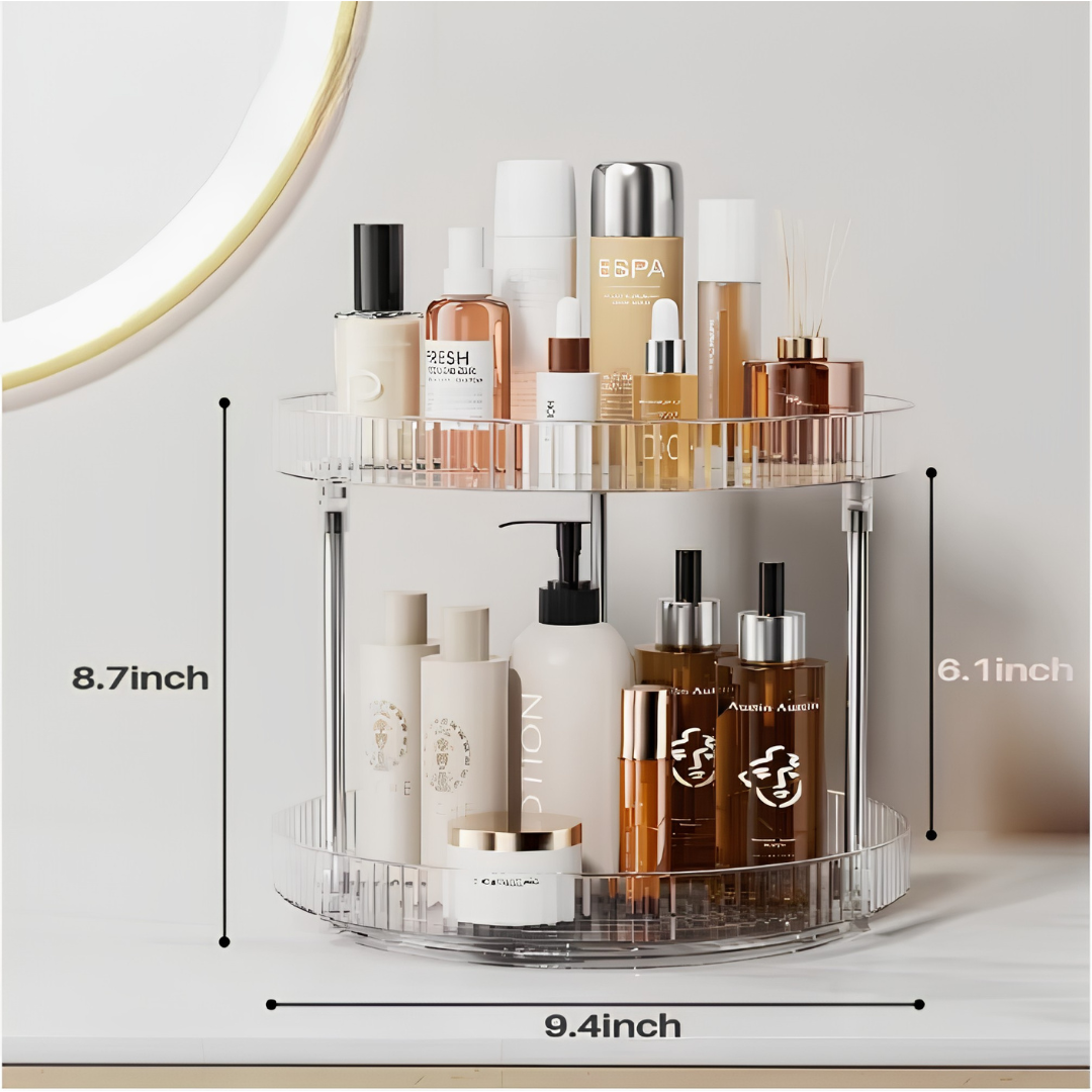 Double-Layer Rotating Spice Rack (US Ship)