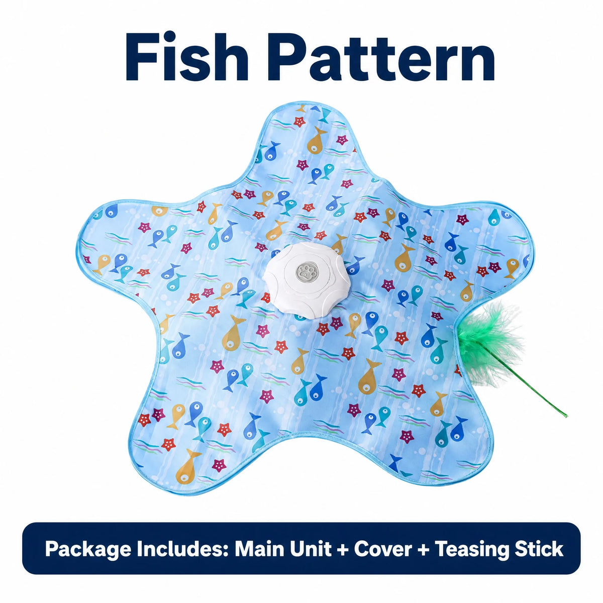 Interactive Hide & Seek Cat Toy – Motion-Activated Mouse & Feather Teaser