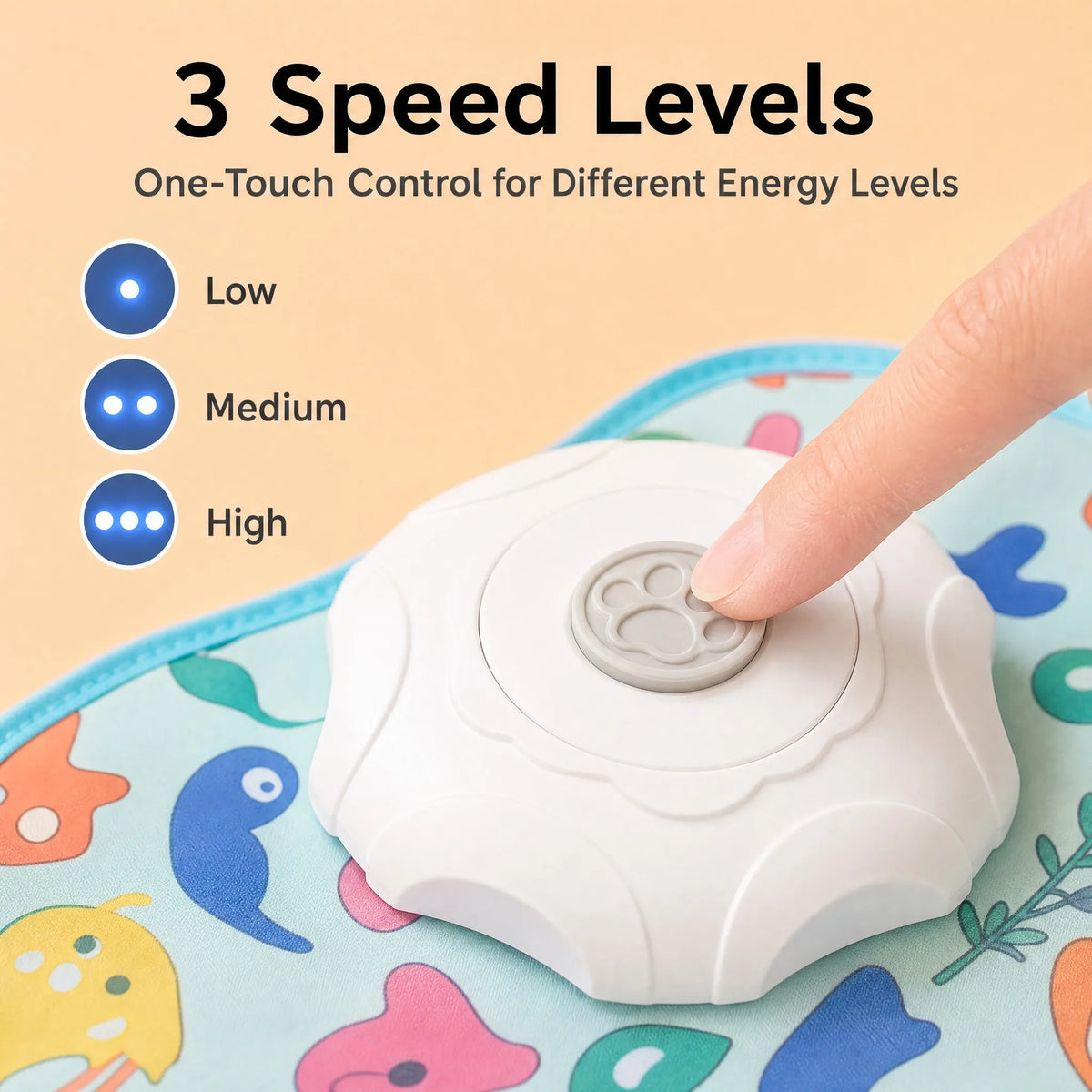 Interactive Hide & Seek Cat Toy – Motion-Activated Mouse & Feather Teaser