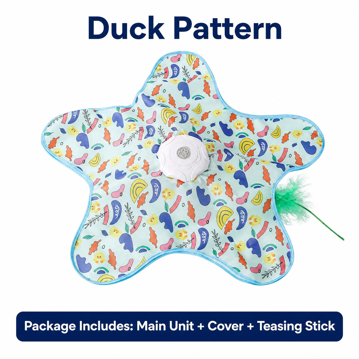 Interactive Hide & Seek Cat Toy – Motion-Activated Mouse & Feather Teaser