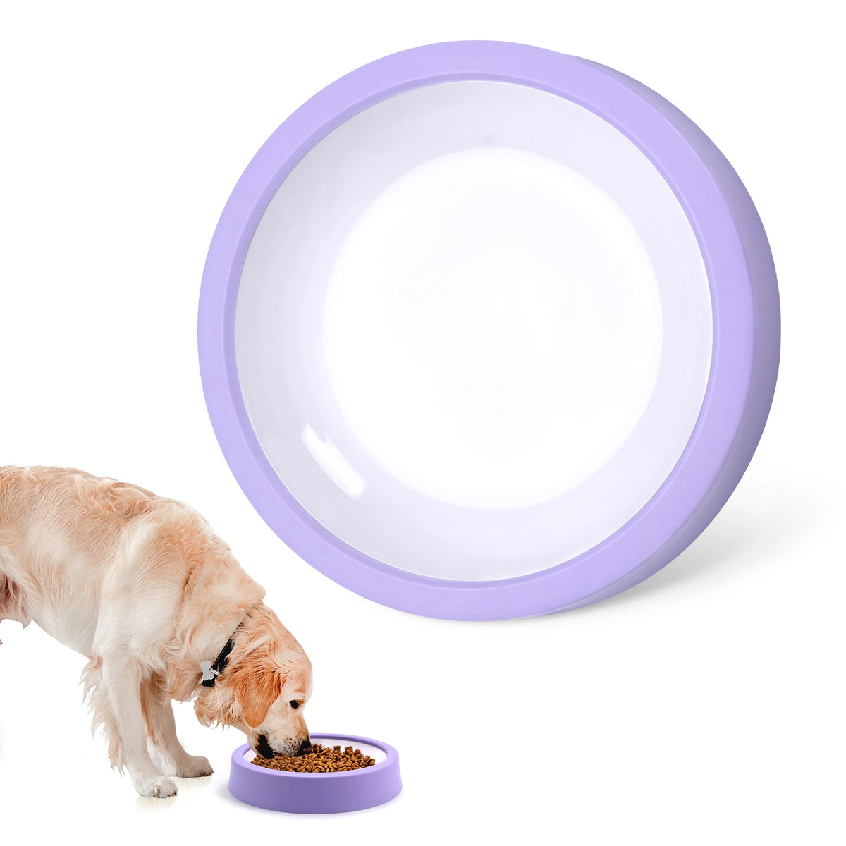 Slow Feeder Dog Bowl – Non-Slip Anti-Gulping Bowl for Dogs & Puppies