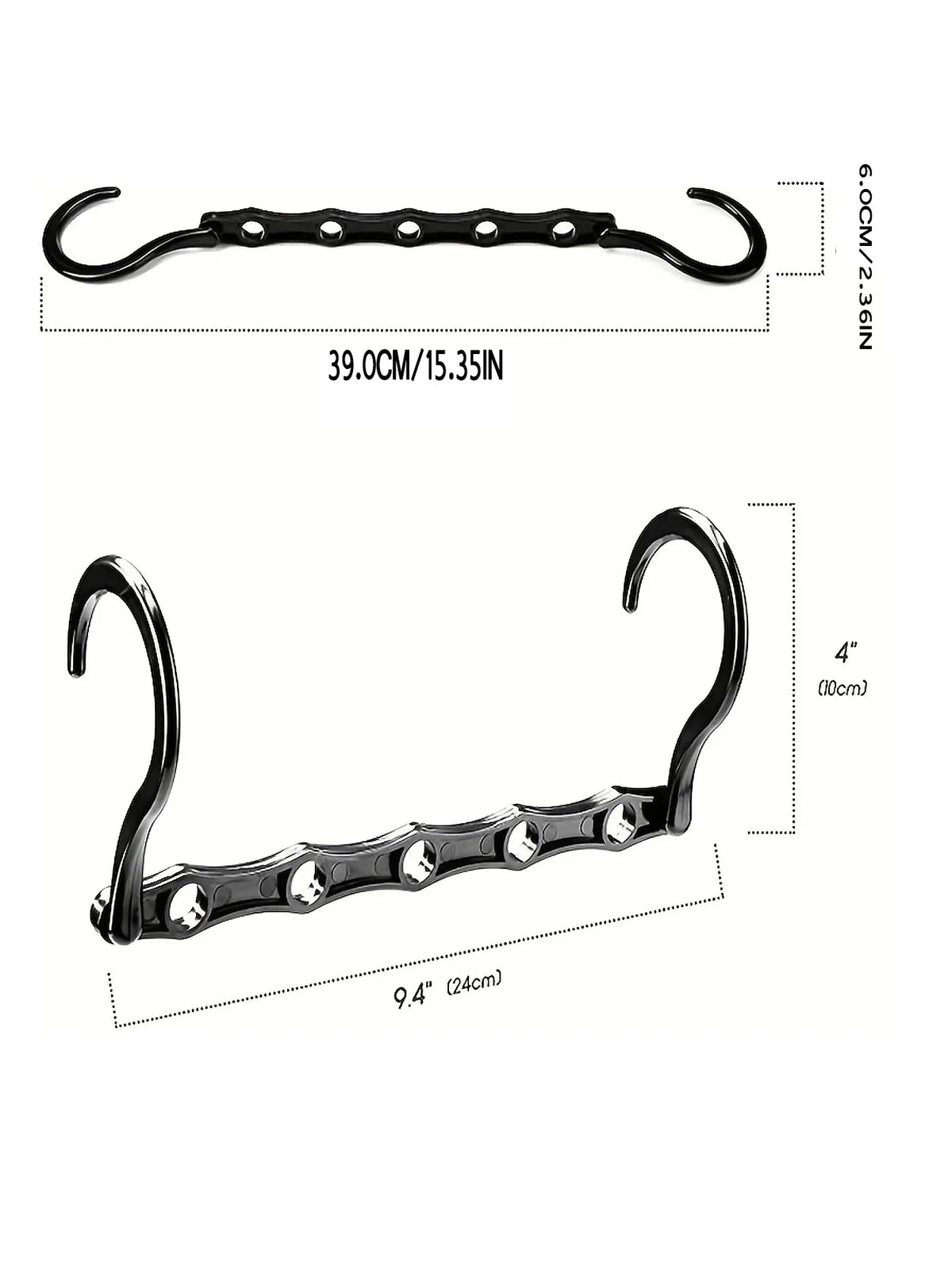 Space-Saving Clothes Hangers – 5-Hole Rotating Closet Organizer