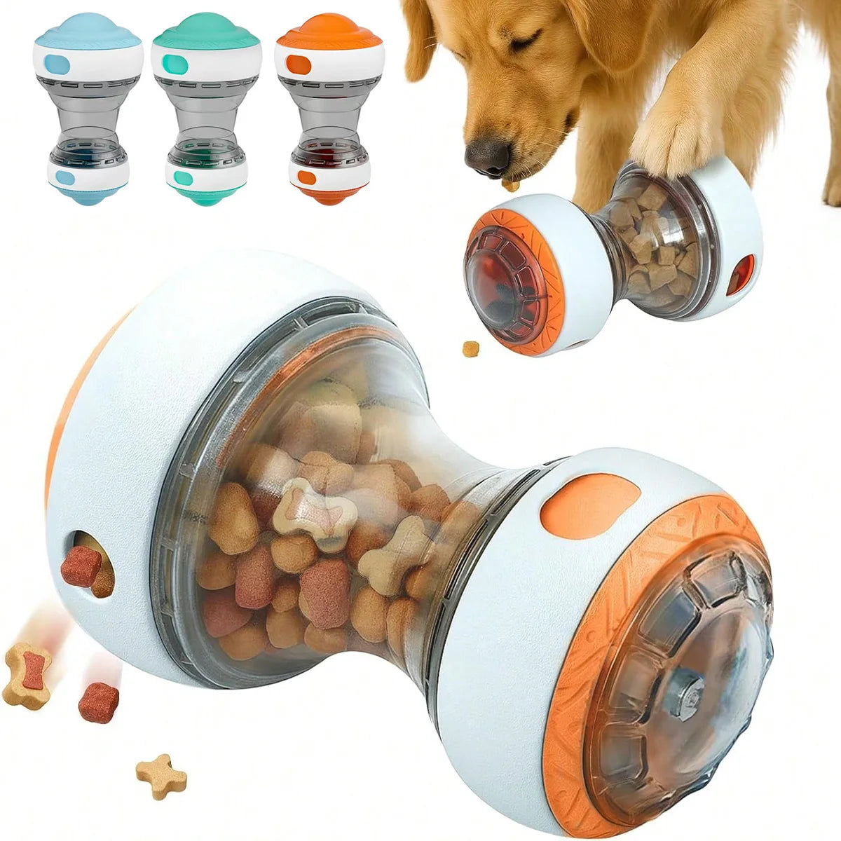 Interactive Dog Treat Dispenser Ball – Puzzle & Slow Feeder Toy