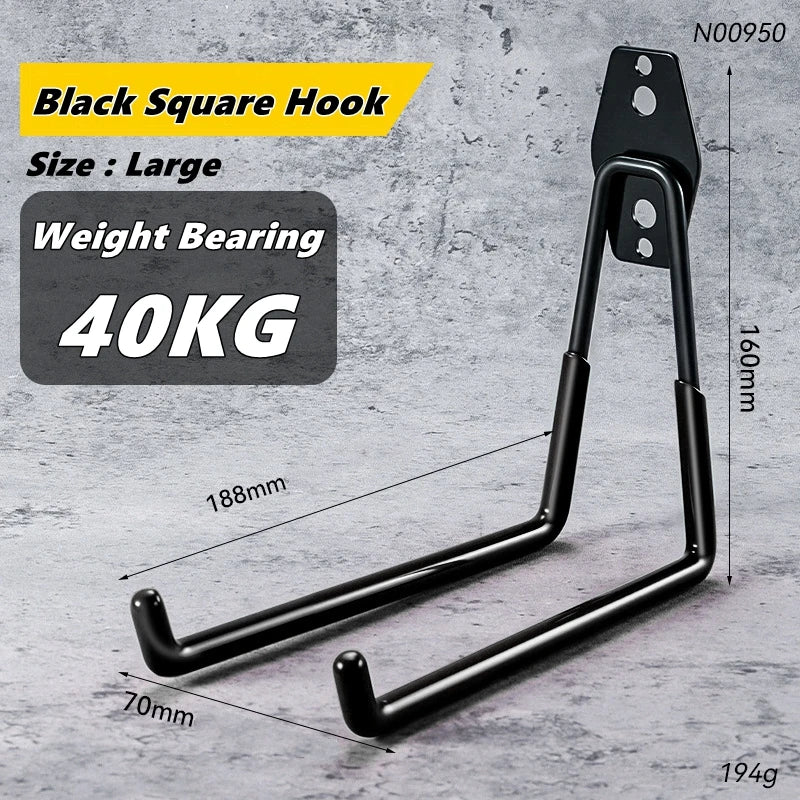 Garage Storage Utility Hooks – Heavy-Duty Wall-Mounted Tool Organizer