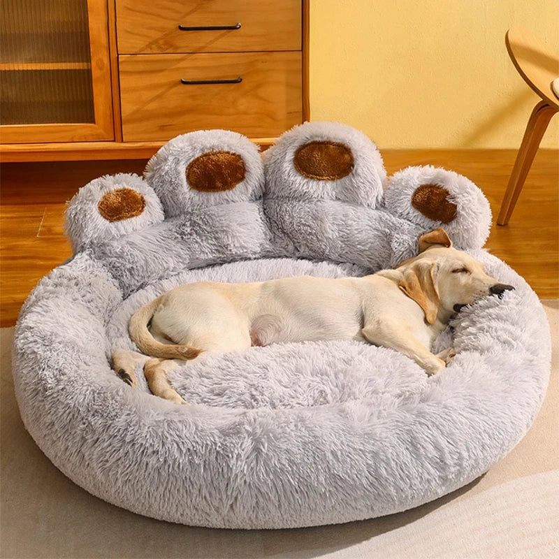 Large Washable Dog Bed – Cozy Basket Bed for Medium & Large Dogs