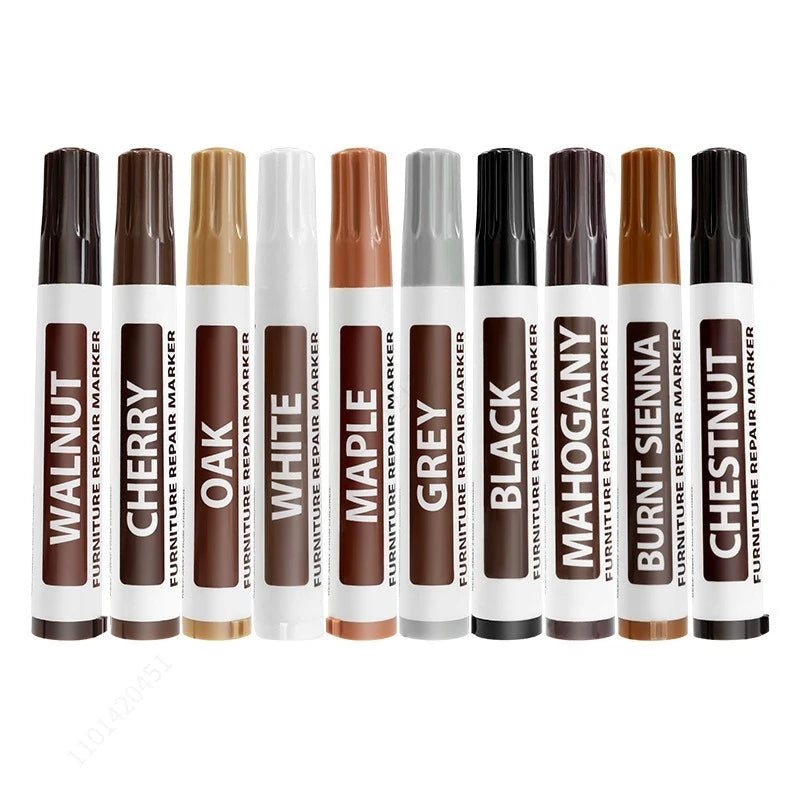 Wood Furniture Repair Markers – Scratch Filler & Touch-Up Pen Kit