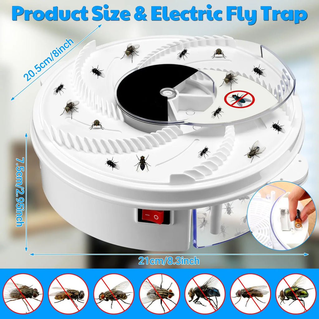 USB Electric Fly Trap – Indoor Flying Insect & Gnat Catcher