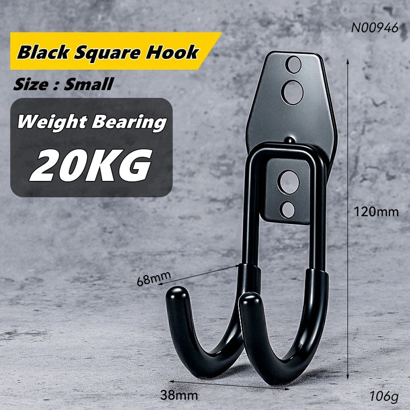 Garage Storage Utility Hooks – Heavy-Duty Wall-Mounted Tool Organizer