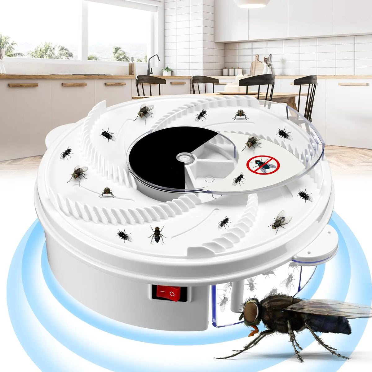 USB Electric Fly Trap – Indoor Flying Insect & Gnat Catcher