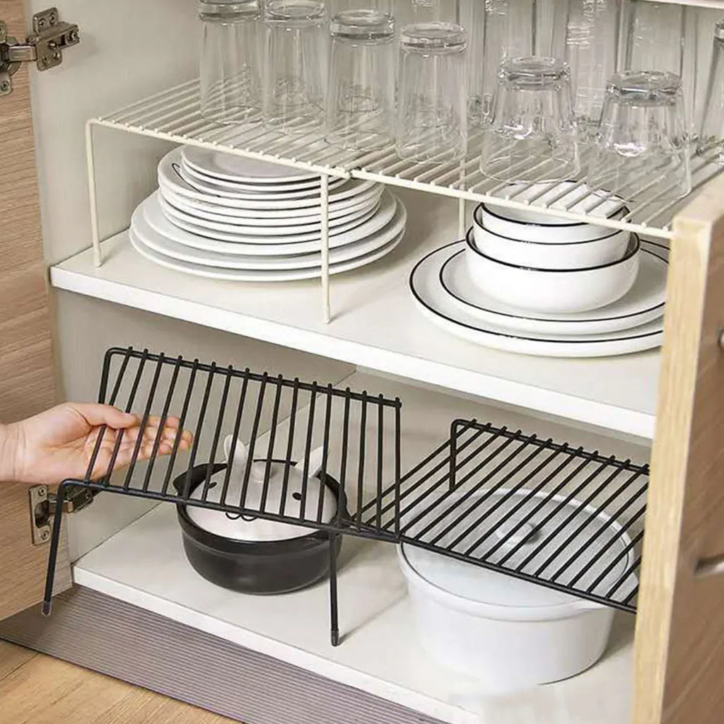 Expandable Kitchen Storage Shelf – Freestanding Spice & Cabinet Organizer