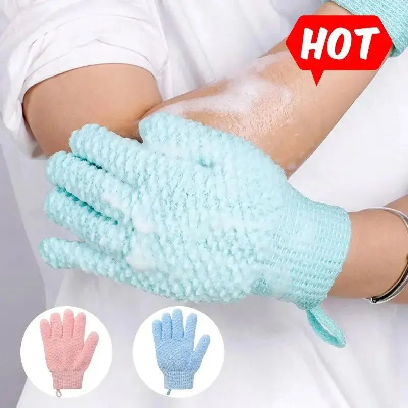 Long-Handle Silicone Back Scrubber – Double-Sided Shower Body Brush