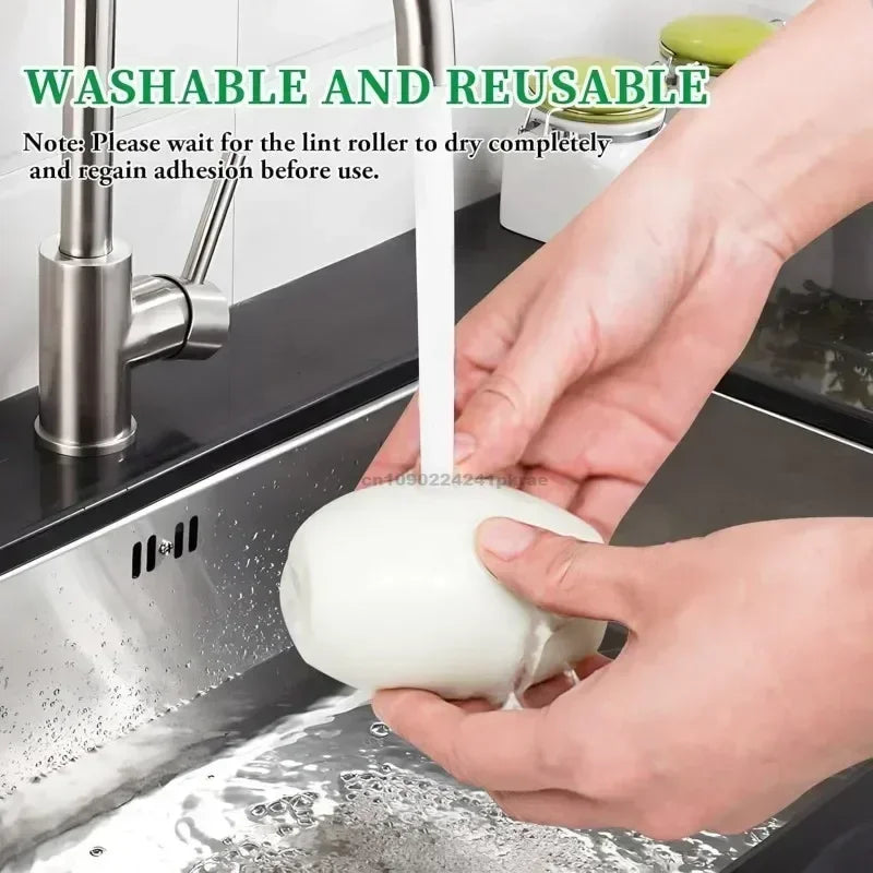 Reusable Pet Hair Remover Roller – Washable Lint Cleaner for Dogs & Cats