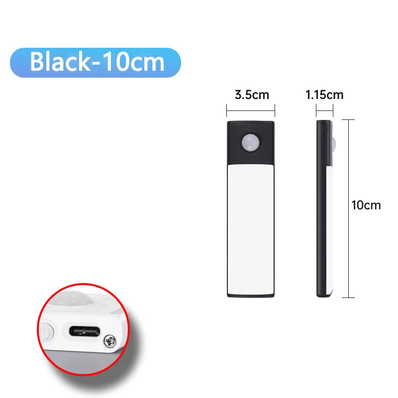 Motion Sensor Night Light – USB Rechargeable Wireless LED Cabinet Light