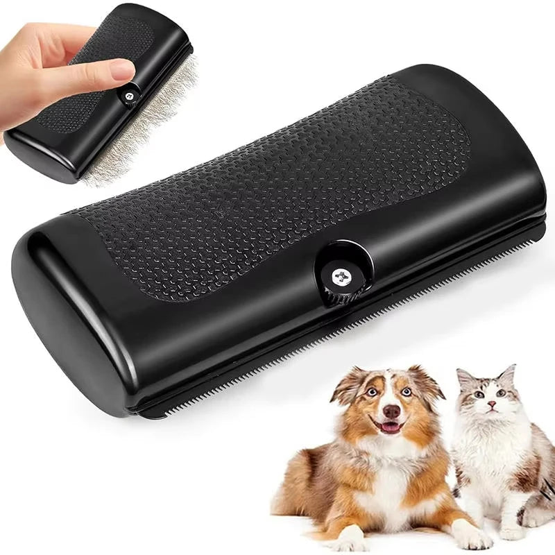 Professional Pet Deshedding Brush – Dog & Cat Grooming Hair Remover