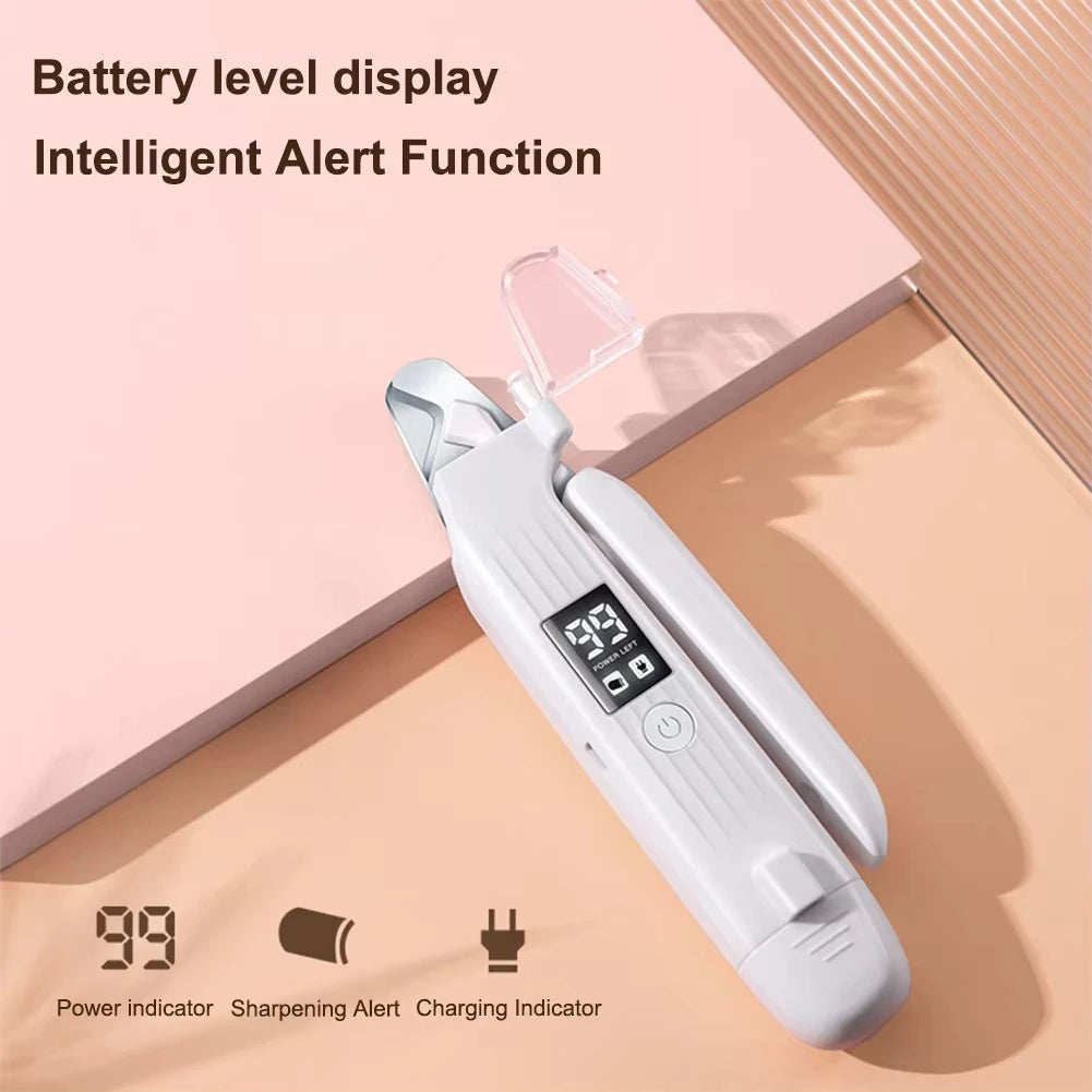 2-in-1 Pet Nail Grinder & Trimmer with LED Light – For Dogs & Cats