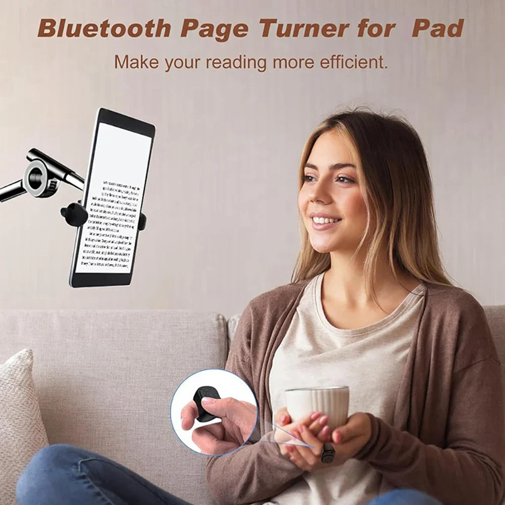 Bluetooth 5.3 Phone Page Turner – Wireless Remote Control for Scrolling & Selfies