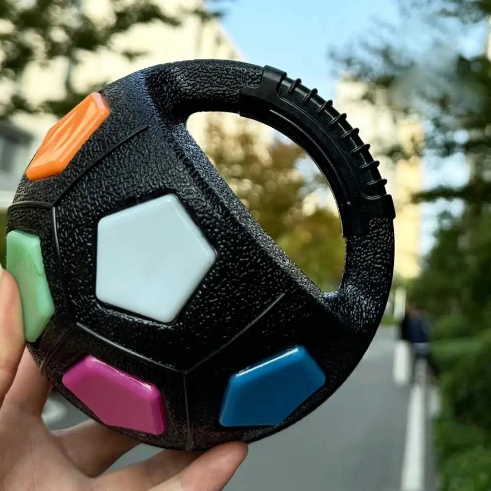 Dog Soccer Ball Tug Toy – Squeaky & Floating Interactive Ball