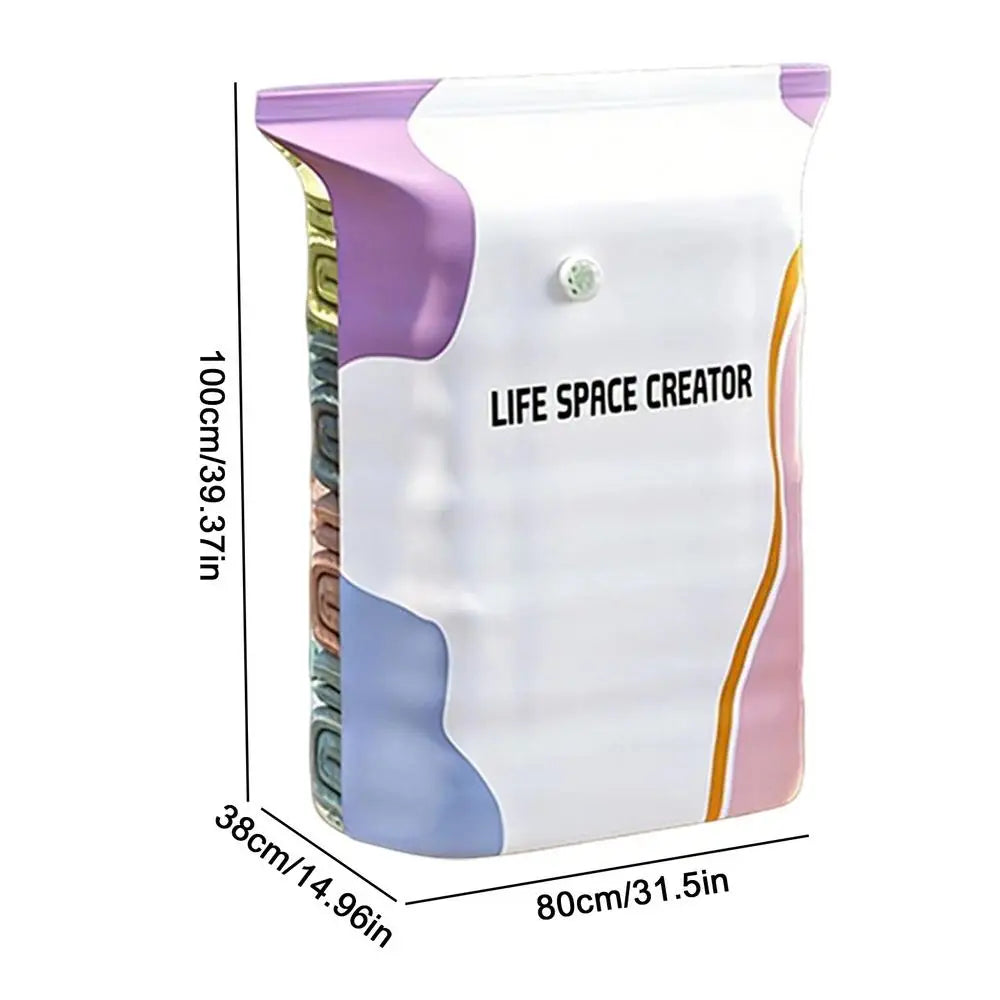 Vacuum Storage Bags – Space-Saving Clothes & Quilt Organizer