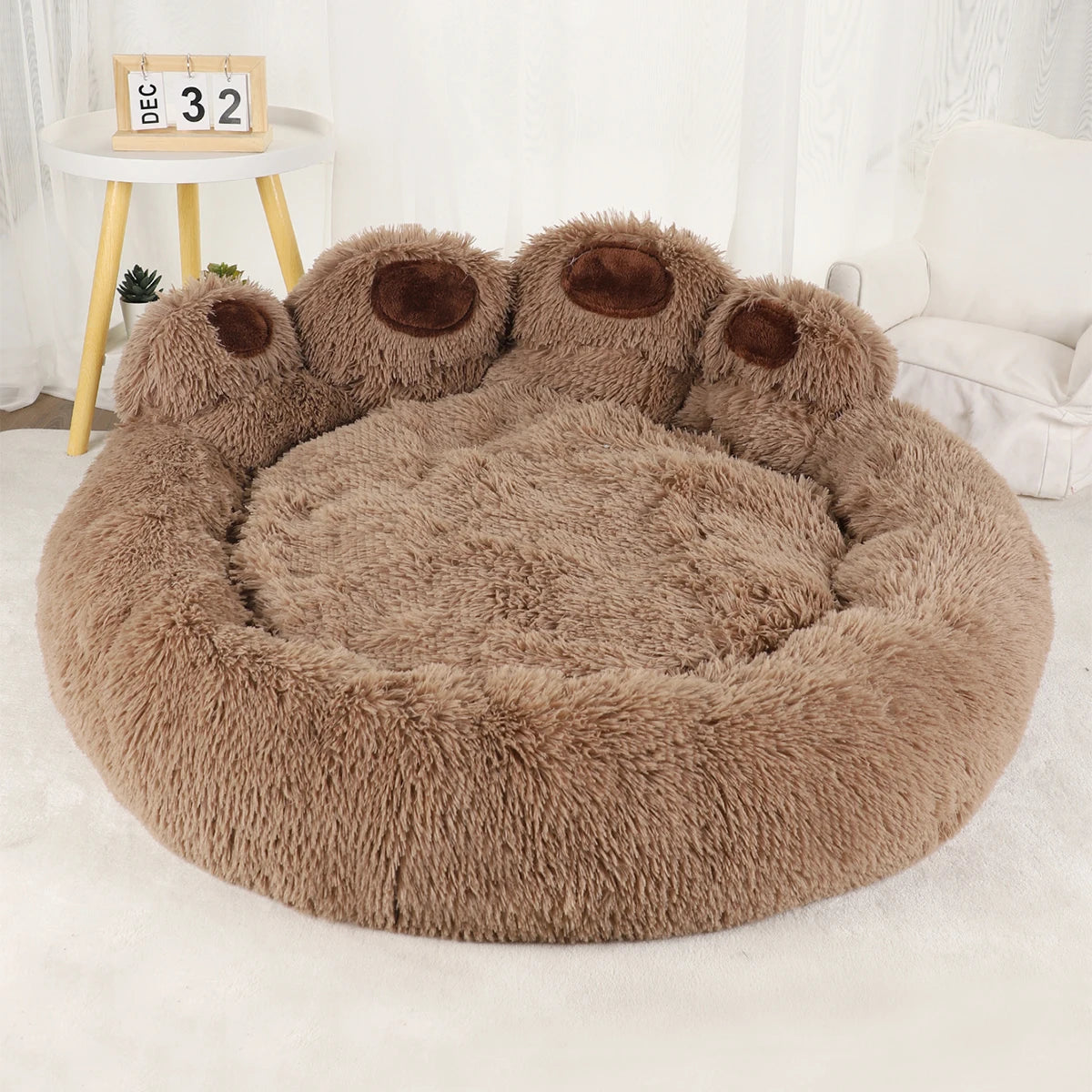 Large Washable Dog Bed – Cozy Basket Bed for Medium & Large Dogs