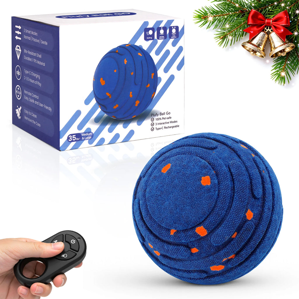 Smart Interactive Dog Toy – Automatic Rechargeable Ball for Aggressive Chewers