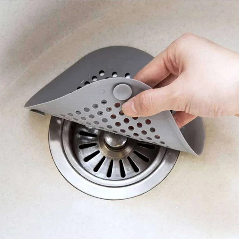 Silicone Shower & Sink Drain Hair Catcher – Reusable Drain Strainer & Stopper