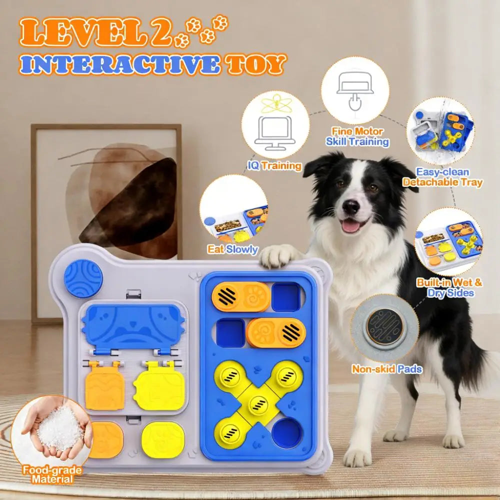 Dog Puzzle Feeder Toy – Interactive Treat Dispenser for Small & Medium Dogs