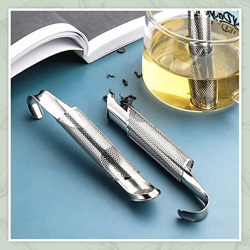 Stainless Steel Tea Infuser & Strainer – Reusable Loose Leaf Tea Filter