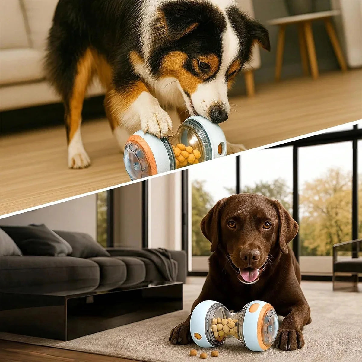 Interactive Dog Treat Dispenser Ball – Puzzle & Slow Feeder Toy