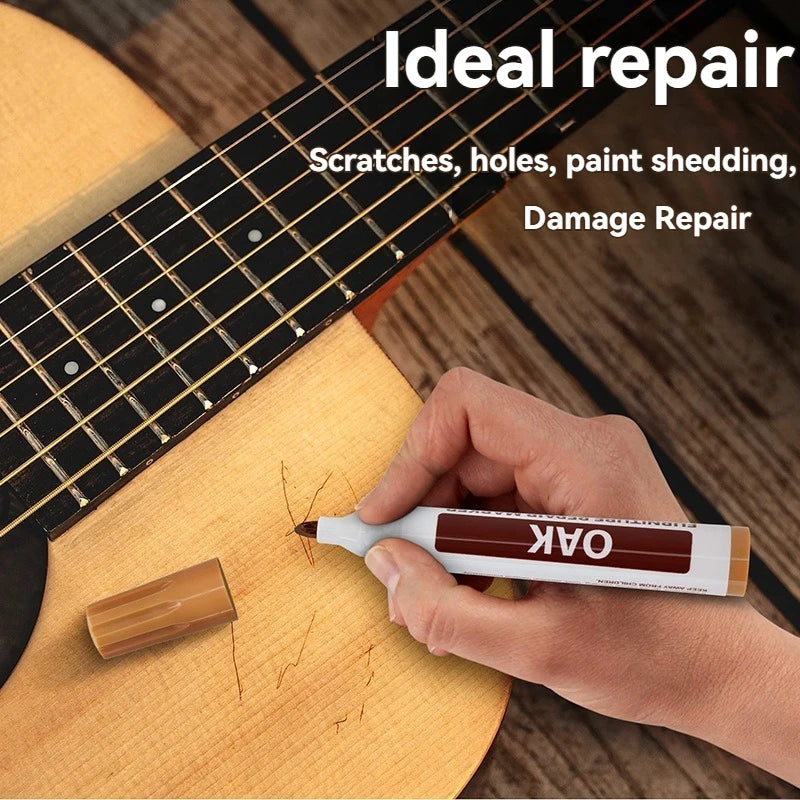 Wood Furniture Repair Markers – Scratch Filler & Touch-Up Pen Kit
