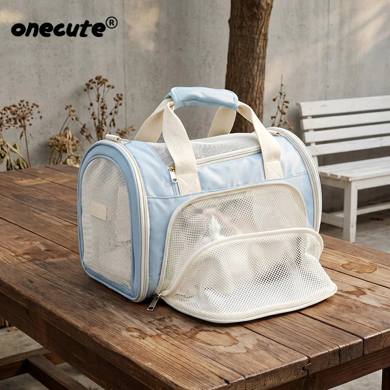 Airline-Approved Pet Carrier – Breathable Travel Bag for Small Dogs & Cats