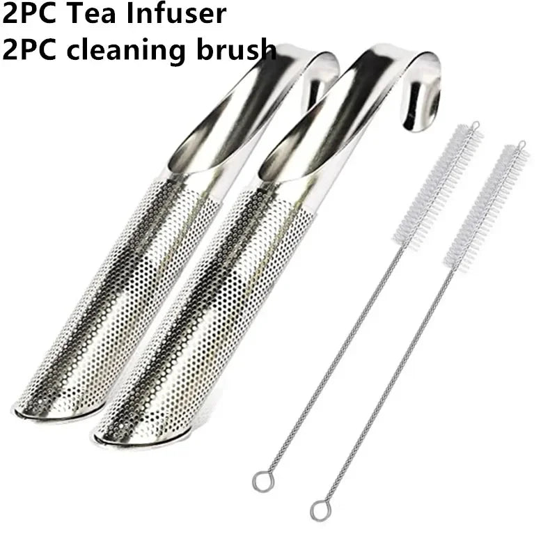 Stainless Steel Tea Infuser & Strainer – Reusable Loose Leaf Tea Filter