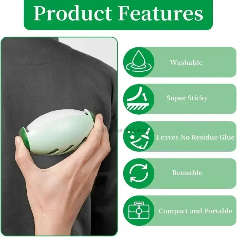 Reusable Pet Hair Remover Roller – Washable Lint Cleaner for Dogs & Cats