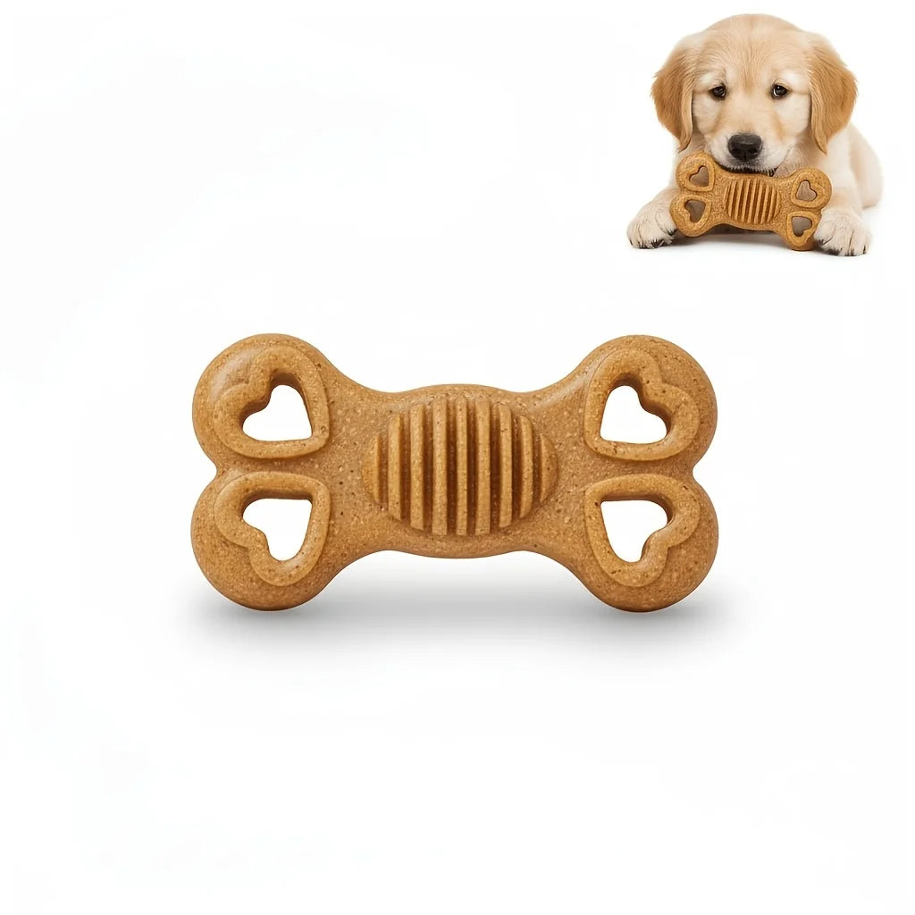Durable Dog Chew Toy – Textured Bone for Aggressive Chewers & Puppies