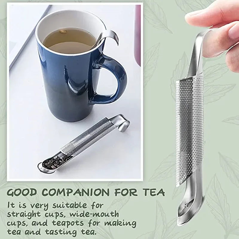 Stainless Steel Tea Infuser & Strainer – Reusable Loose Leaf Tea Filter