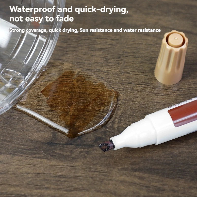 Wood Furniture Repair Markers – Scratch Filler & Touch-Up Pen Kit