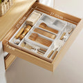 Expandable Drawer Organizer – Adjustable Cutlery Tray for Spoons & Forks