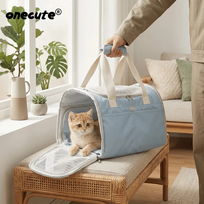 Airline-Approved Pet Carrier – Breathable Travel Bag for Small Dogs & Cats