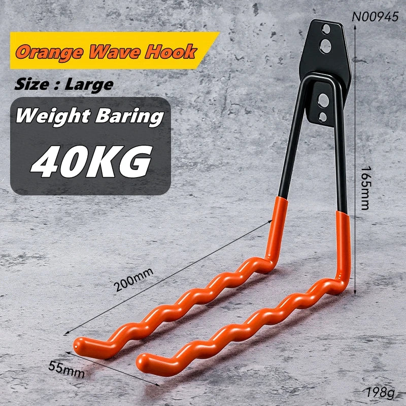 Garage Storage Utility Hooks – Heavy-Duty Wall-Mounted Tool Organizer