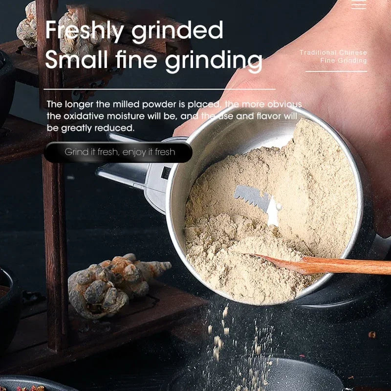 Electric Multifunctional Coffee & Spice Grinder – Grain, Nut & Bean Grinder