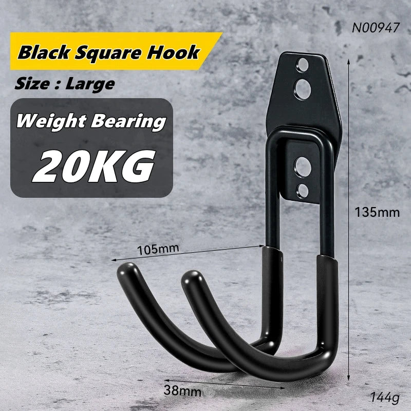 Garage Storage Utility Hooks – Heavy-Duty Wall-Mounted Tool Organizer