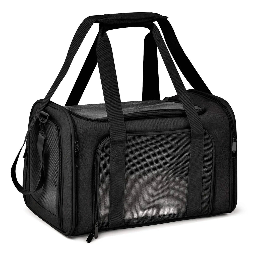 Soft-Sided Pet Carrier Backpack – Airline-Approved Travel Bag for Small Dogs & Cats