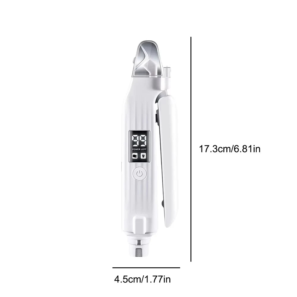 2-in-1 Pet Nail Grinder & Trimmer with LED Light – For Dogs & Cats