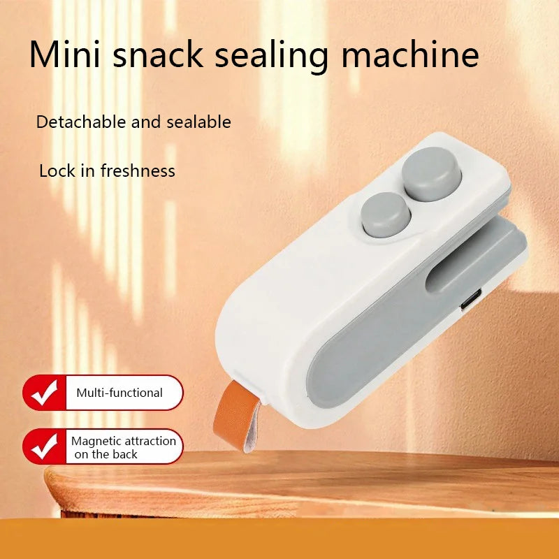 Mini USB Rechargeable Bag Sealer – Handheld Heat Sealing Machine for Food Storage