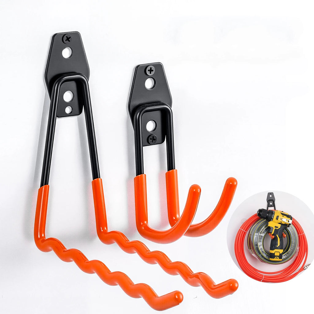 Garage Storage Utility Hooks – Heavy-Duty Wall-Mounted Tool Organizer