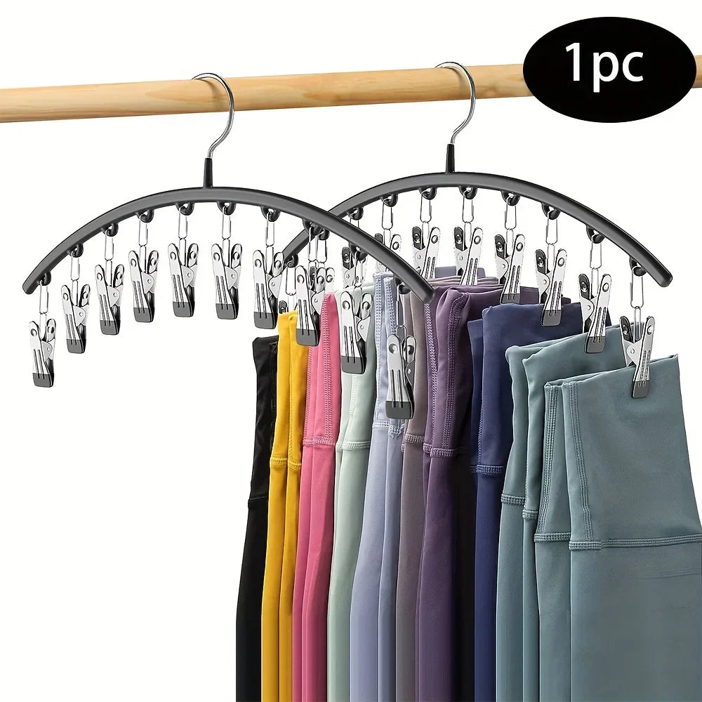 Space Saving Pant Hanger holding 40 pairs of pants, included in The Closet Reset bundle